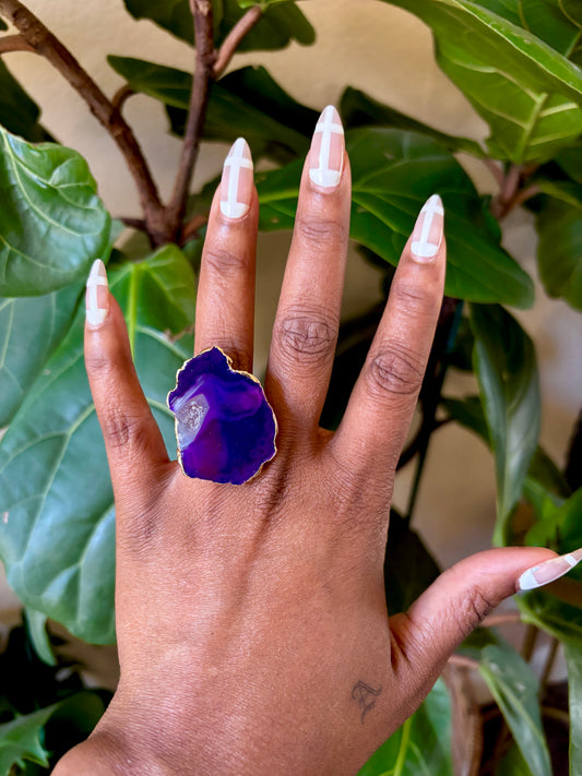 PURPLE HAZE (ADJUSTABLE RING)